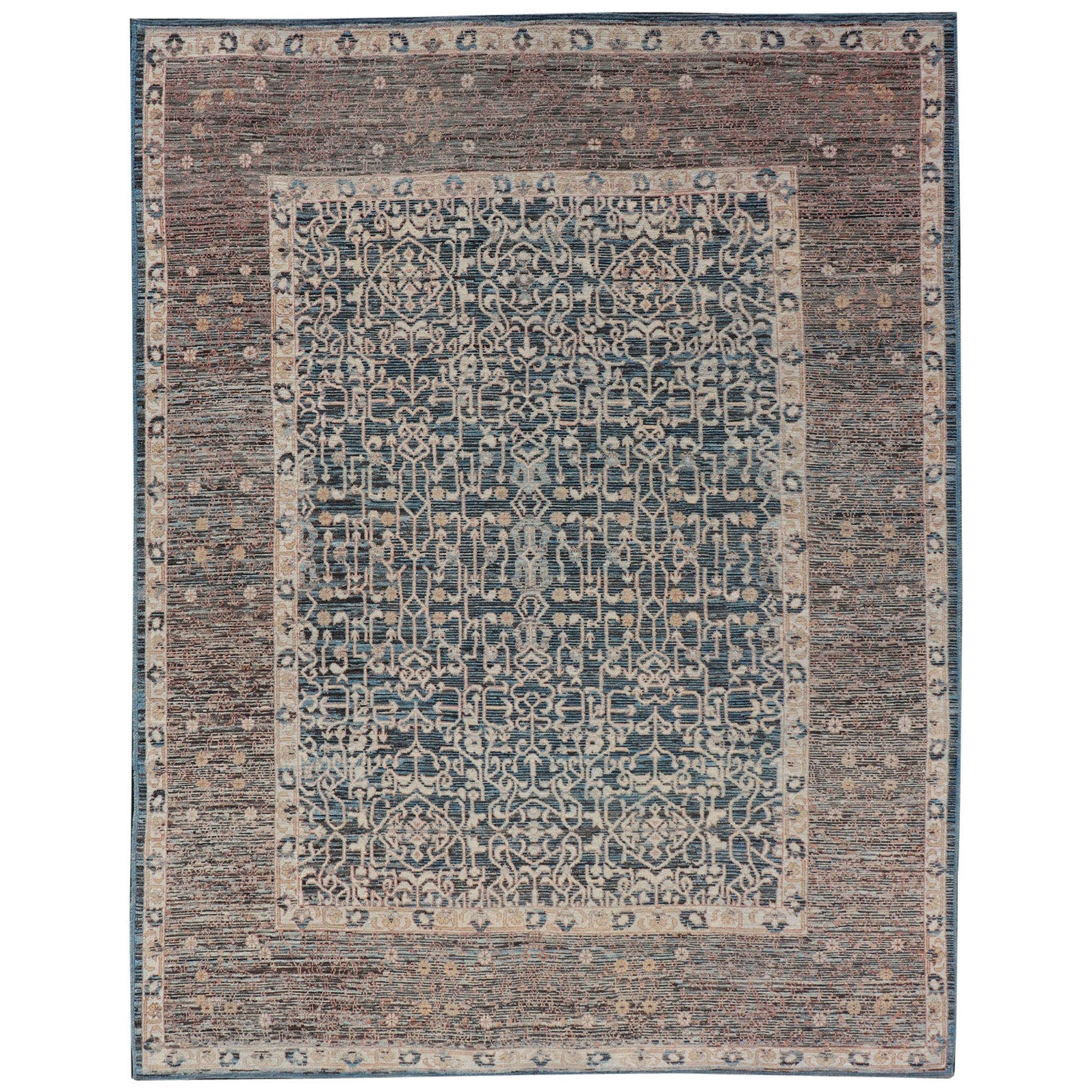 Contemporary Rug with Intricate Pattern Inspired by 13th Century Seljuk Designs For Sale
