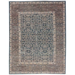 Contemporary Rug with Intricate Pattern Inspired by 13th Century Seljuk Designs
