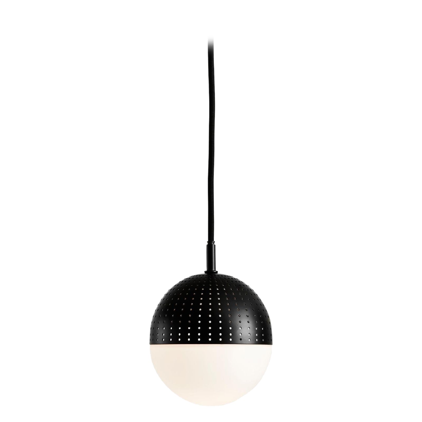 Small Black Dot Pendant Lamp by Rikke Frost For Sale