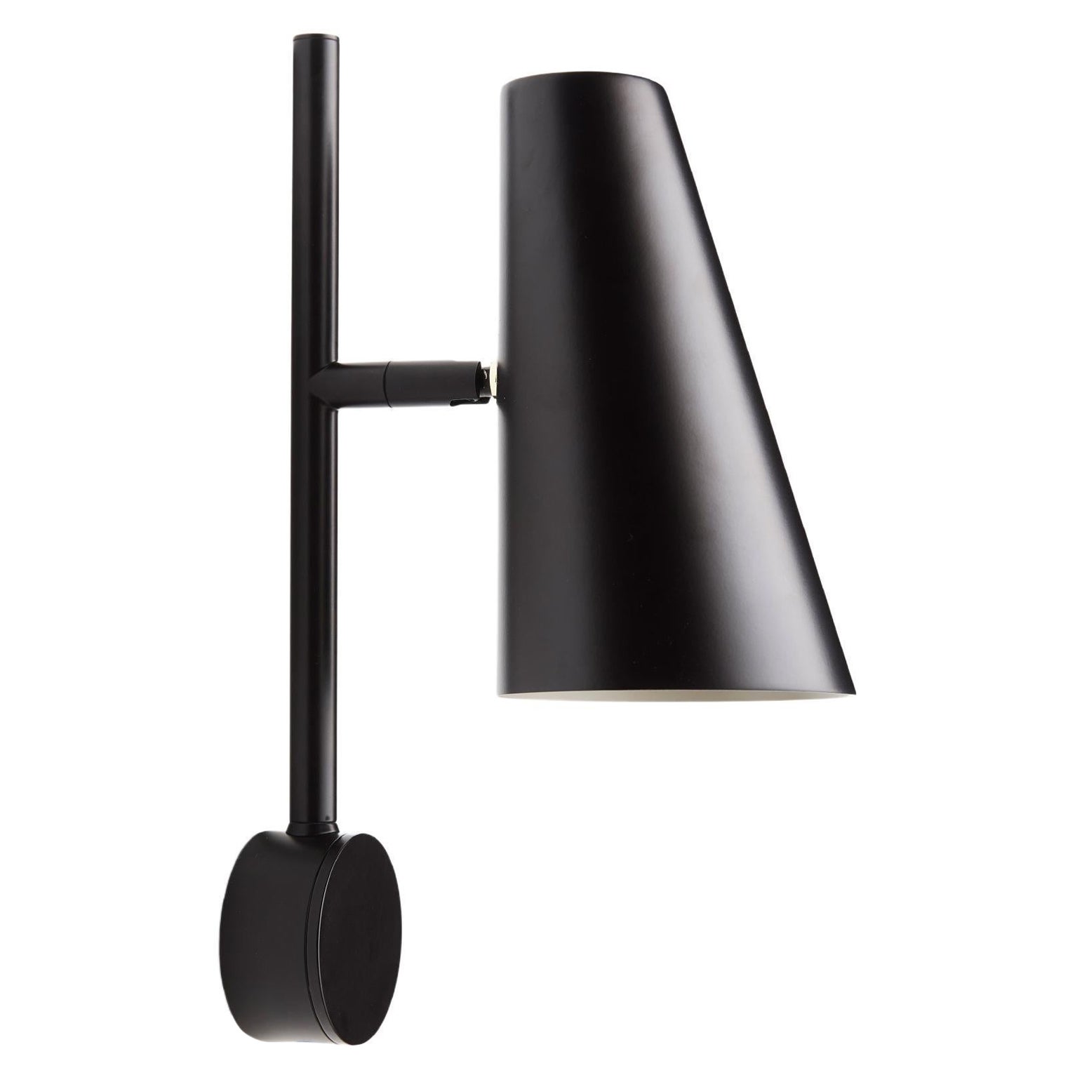 Black Cono Wall Lamp by Benny Frandsen For Sale