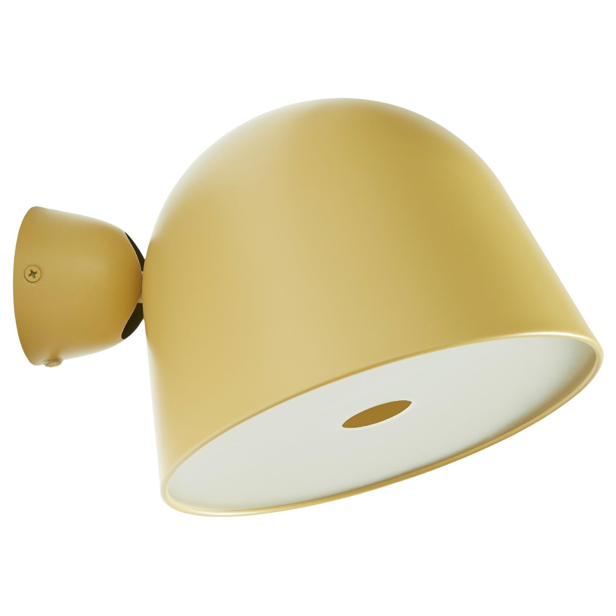 Yellow Kuppi Wall Lamp by Mika Tolvanen For Sale