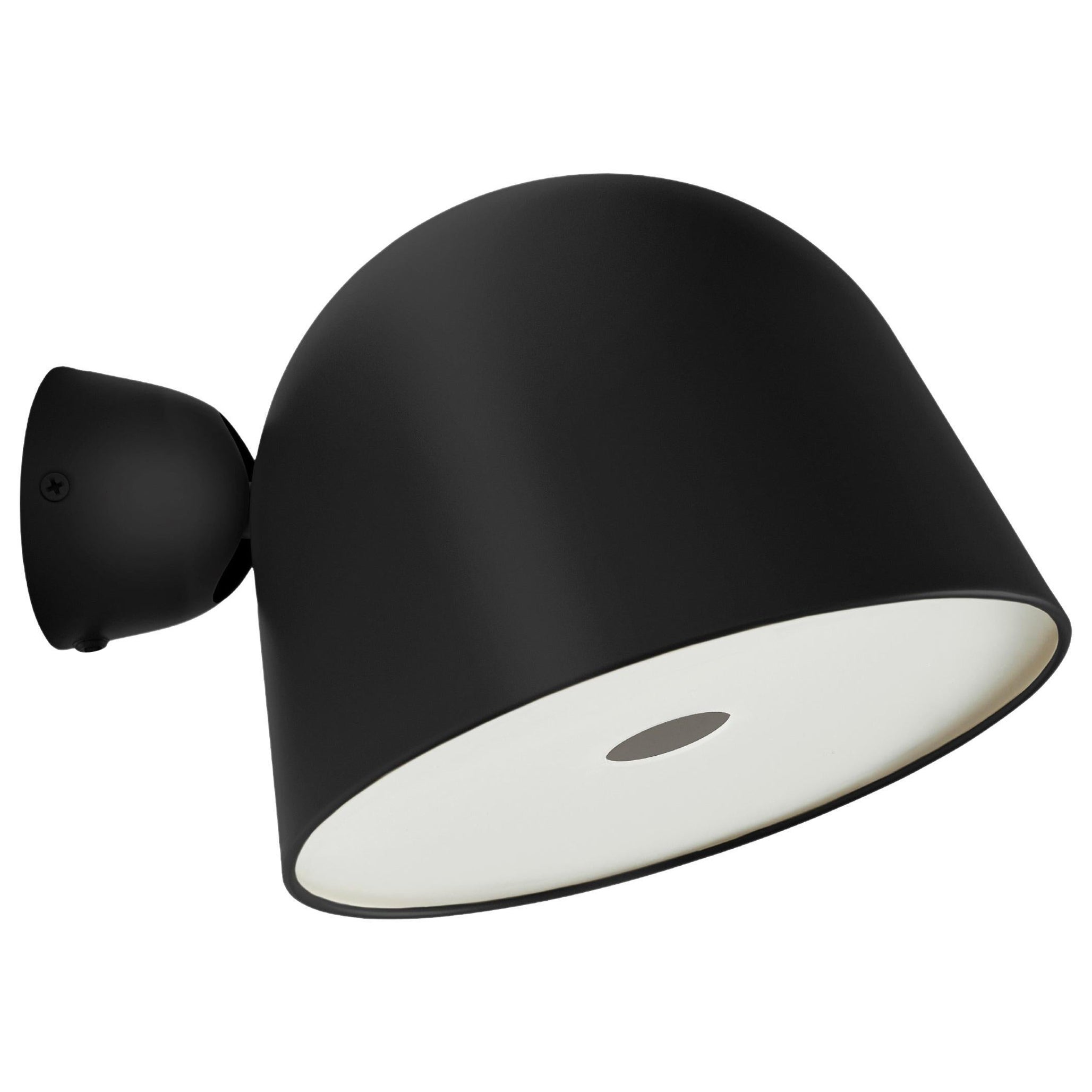 Black Kuppi Wall Lamp by Mika Tolvanen For Sale