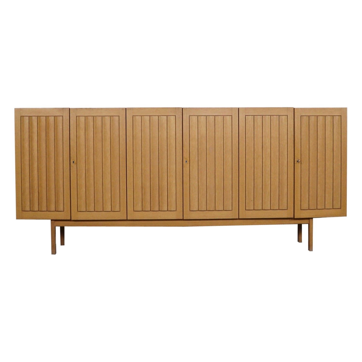 Large Vintage Highboard in Oak by Wk Möbel, 1960s