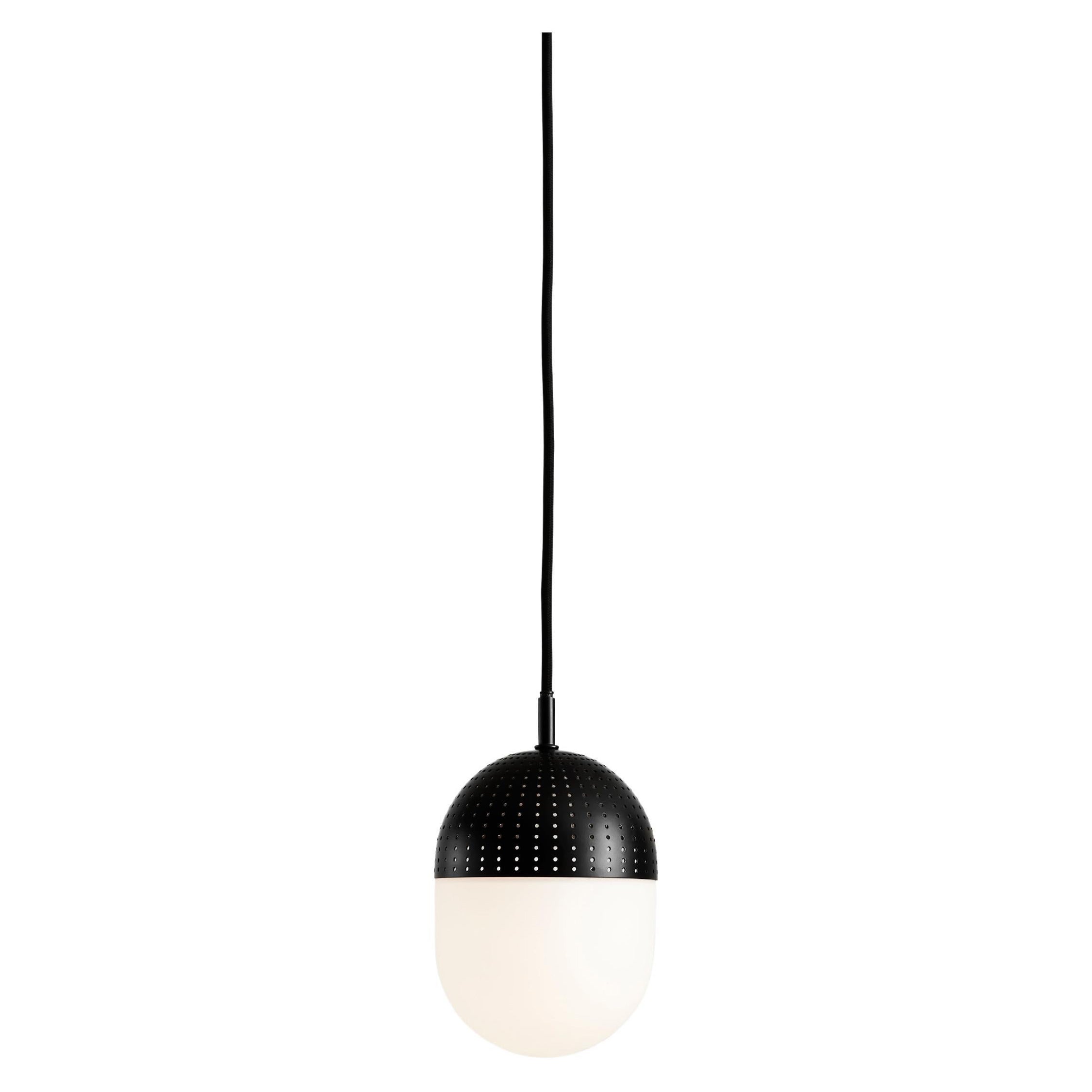 Medium Black Dot Pendant Lamp by Rikke Frost For Sale