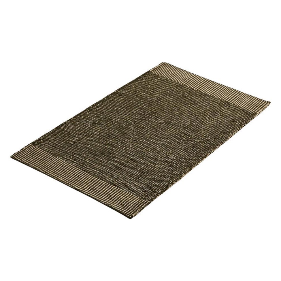 Small Green Rombo Rug by Studio MLR For Sale