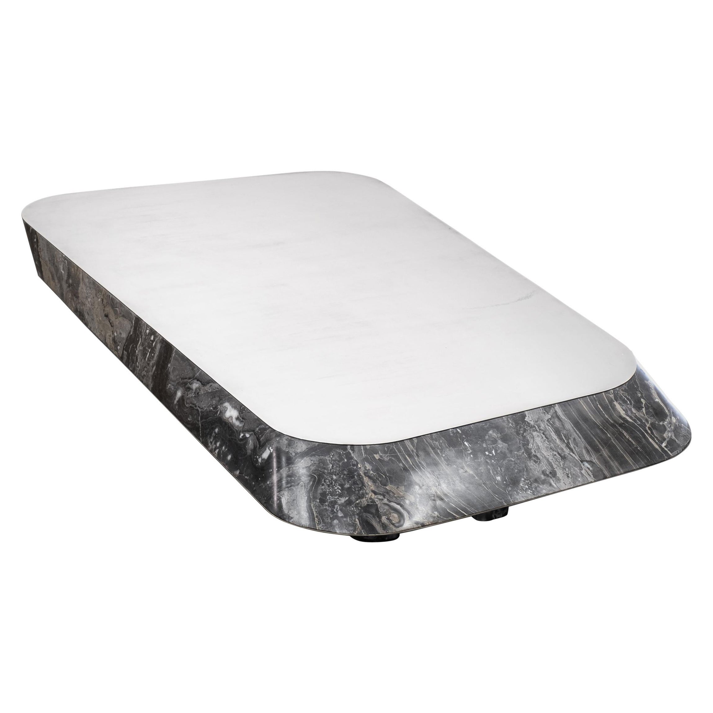 Distortion Series Object 1 Marble Coffee Table by Emelianova Studio For Sale