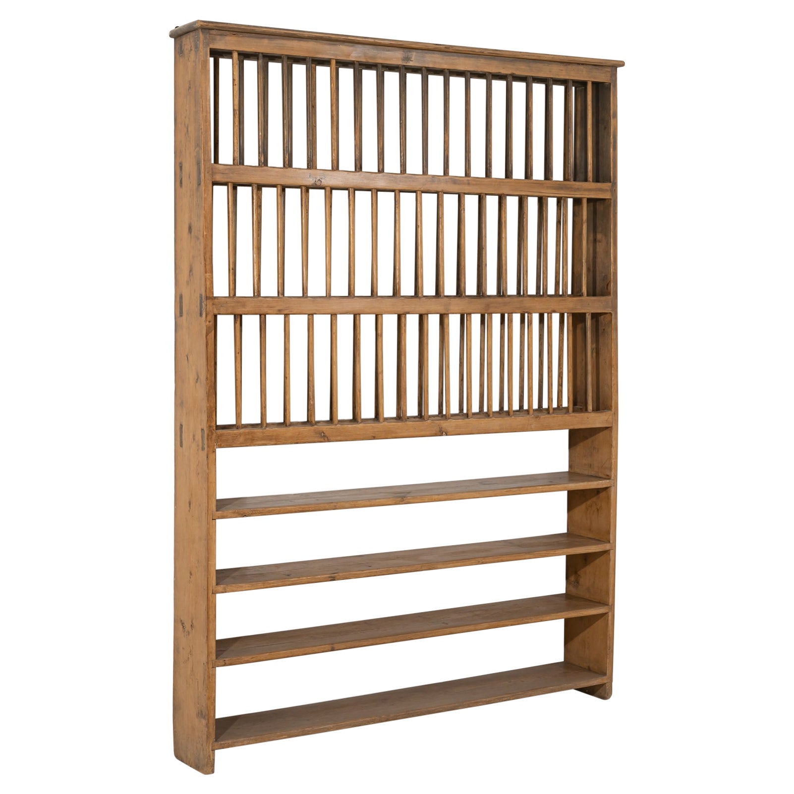 Antique French Walnut Shelving Unit 19th Century For Sale at 1stDibs