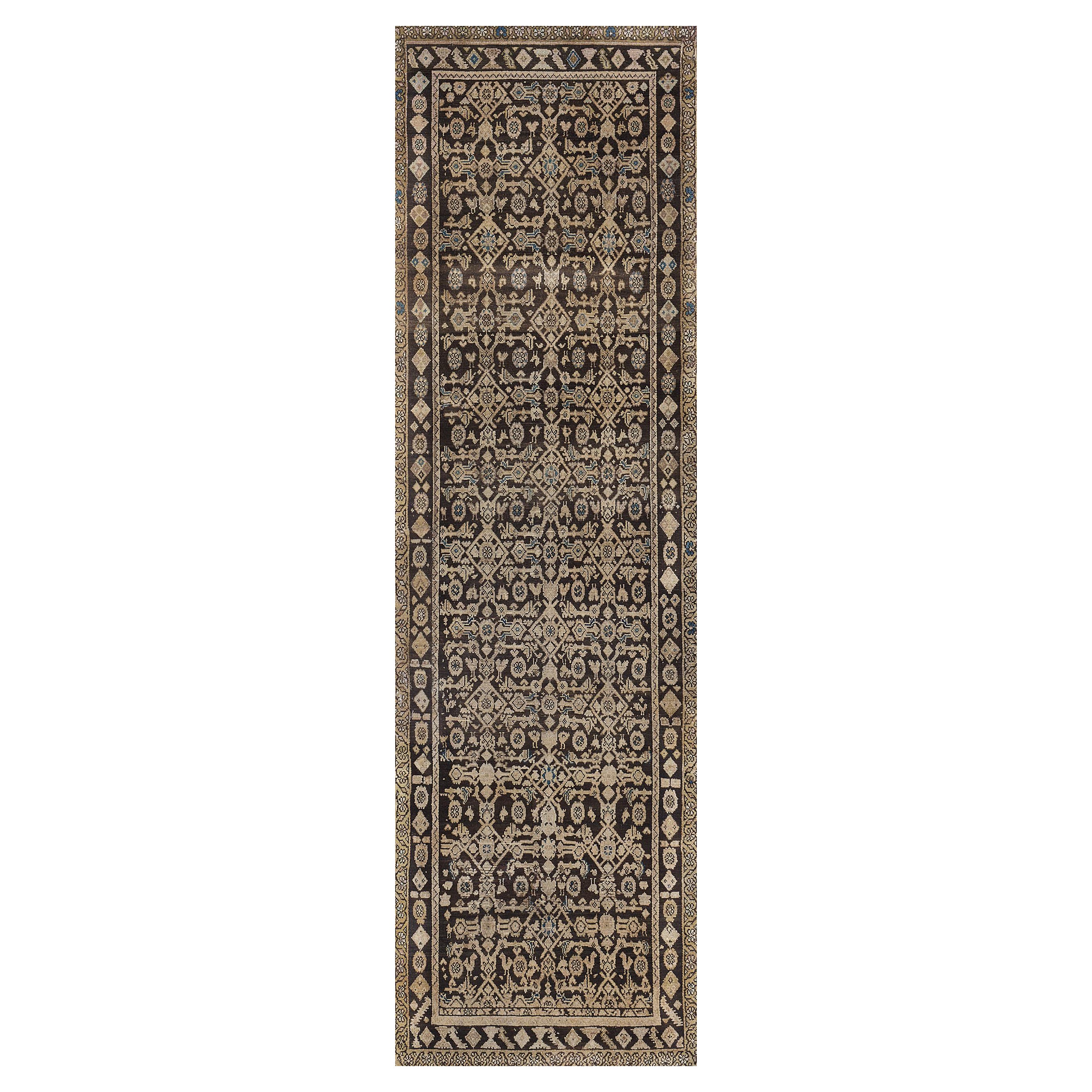 Traditional Wool Handwoven Persian Malayer Runner