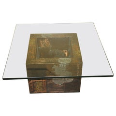 Retro Paul Evans Patchwork Coffee Table