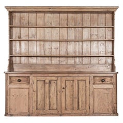 Antique Large 19th Century English Pine Dresser