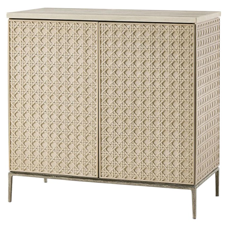 Carved Woven Credenza