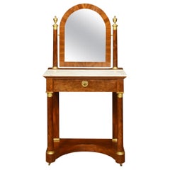 French Ormolu Mounted Empire Dressing Table