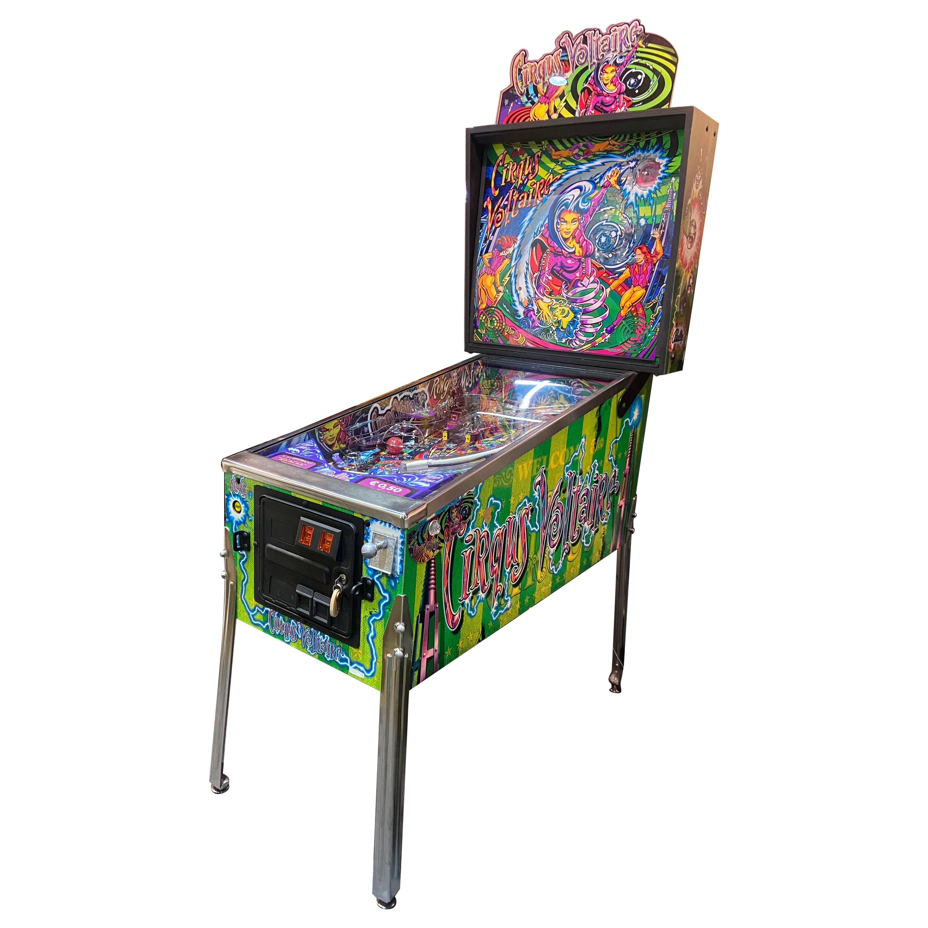 Legendary Circus Voltaire Pinball Game by Williams Electronic Games Made in 1997 For Sale