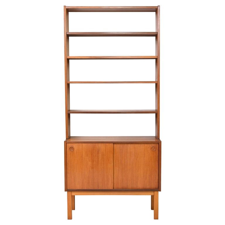 Scandinavian Teak Bookcase For Sale at 1stDibs