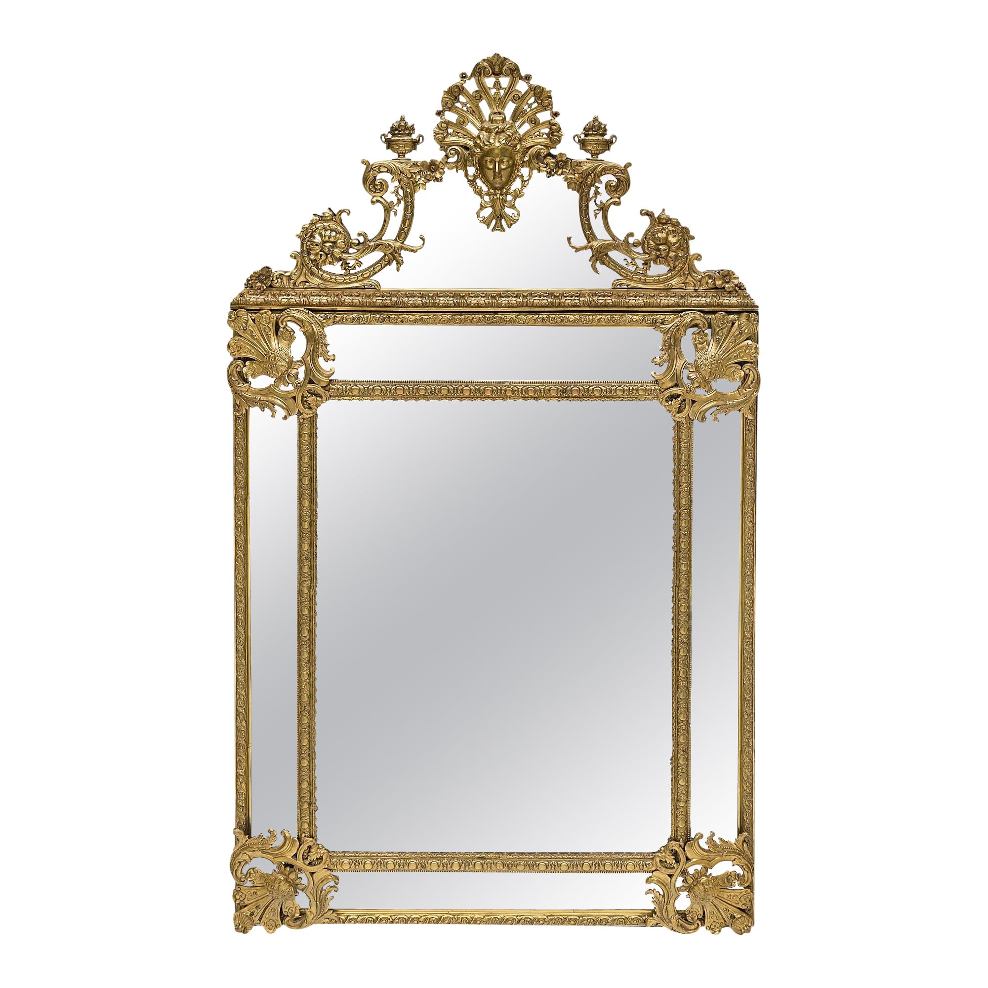 French Antique Napoleon III Mirror