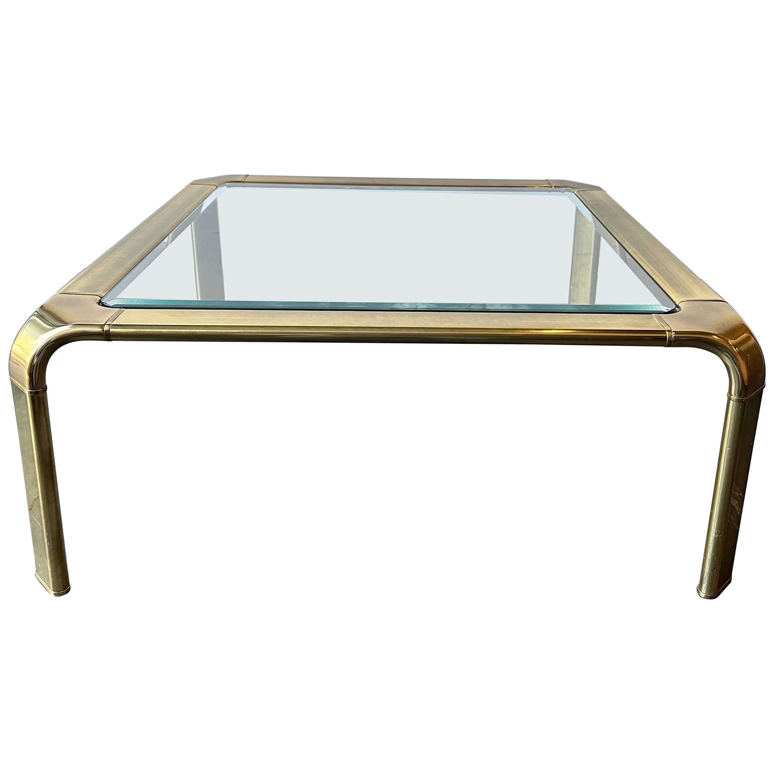 Coffee Table 72 Inch Labeled John Circa 1950 American at
