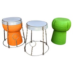 Raro set di 2 "tappi da champagne di Pierfrancesco Arnone per Francolight