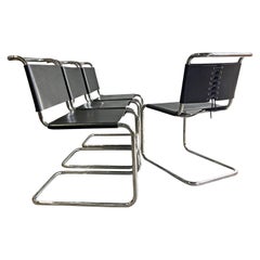 Mid-Century Knoll Spoleto Chairs 1970s Set of 4