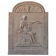 18th / 19th Century French Neoclassical 'Justice' Fireback