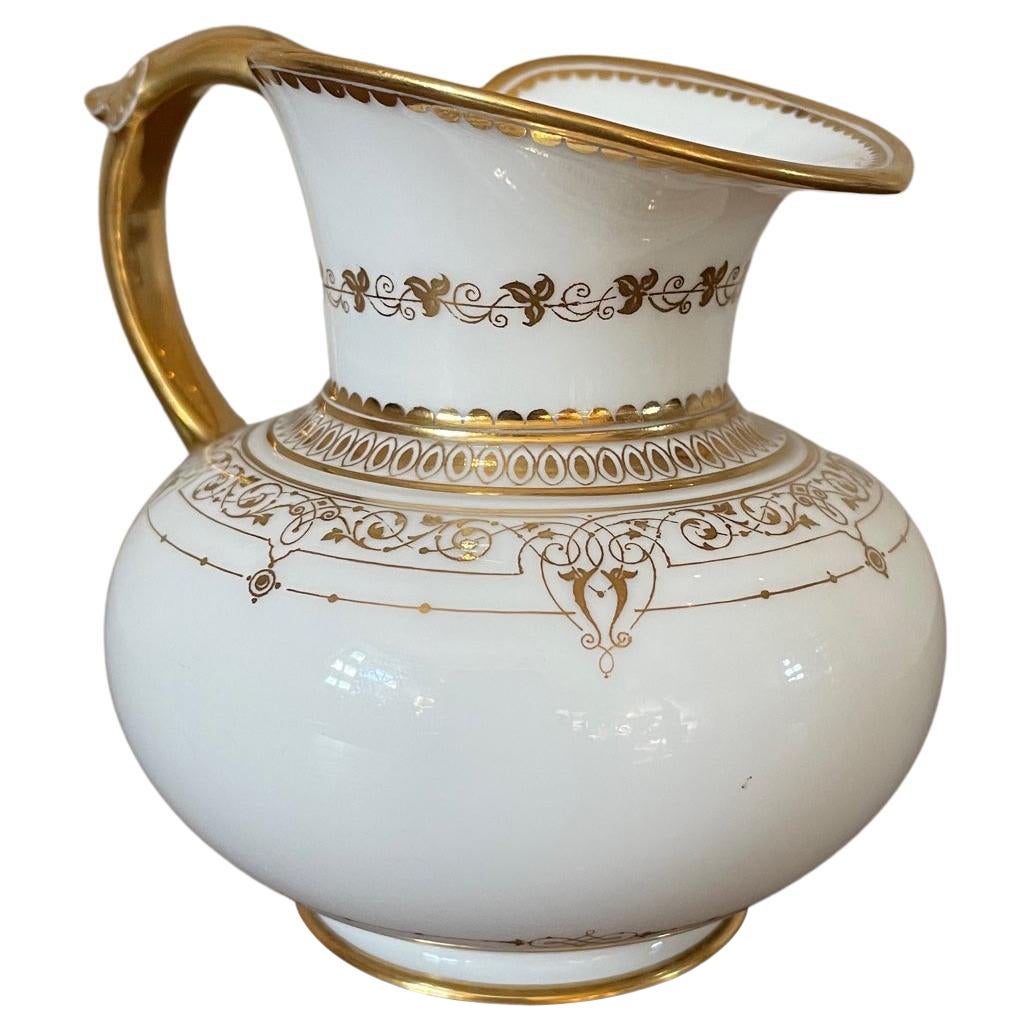 19th Century French Sevres Porcelain Milk Jug, 1847s For Sale