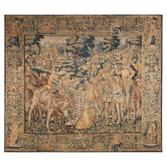 Nazmiyal Collection 16th Century Antique Flemish Tapestry. 11 ft 4 inx12 ft 10in