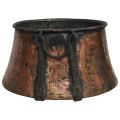 Antique Large Copper Pot