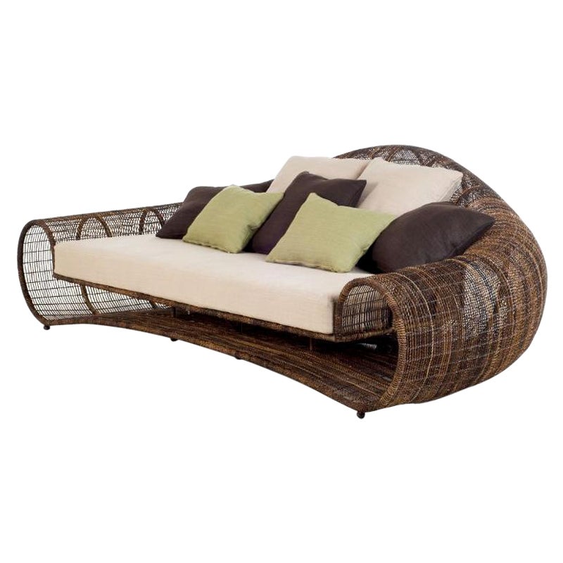 Outdoor Croissant Sofa by Kenneth Cobonpue For Sale