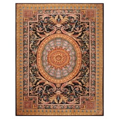 Retro Savonnerie Style Rug. 14 ft 4 in x 17 ft 8 in 