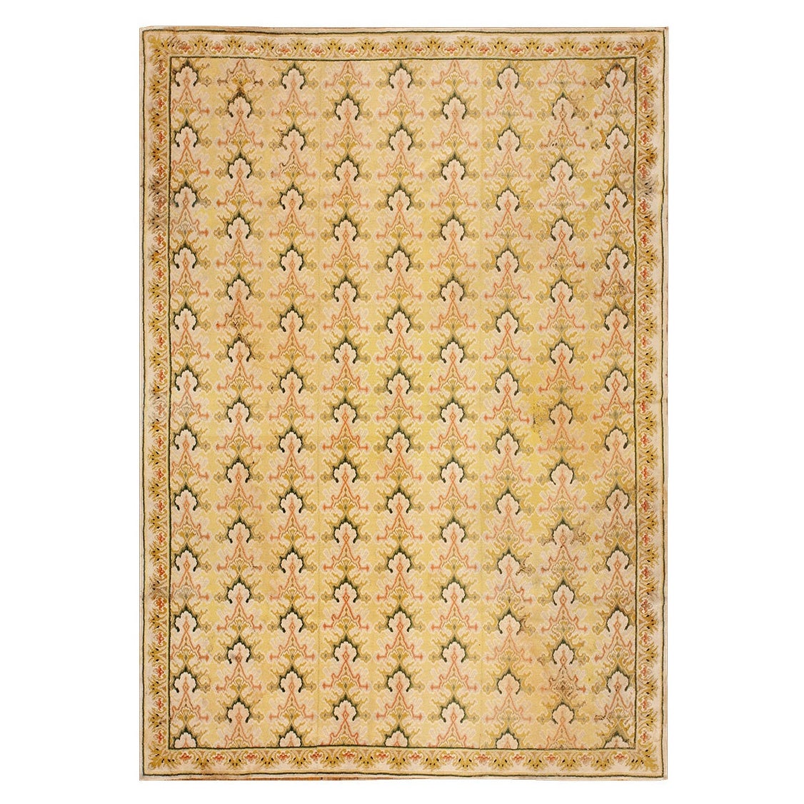 19th Century French Needlepoint Carpet ( 8' x 10'2" - 244 x 310 ) For Sale