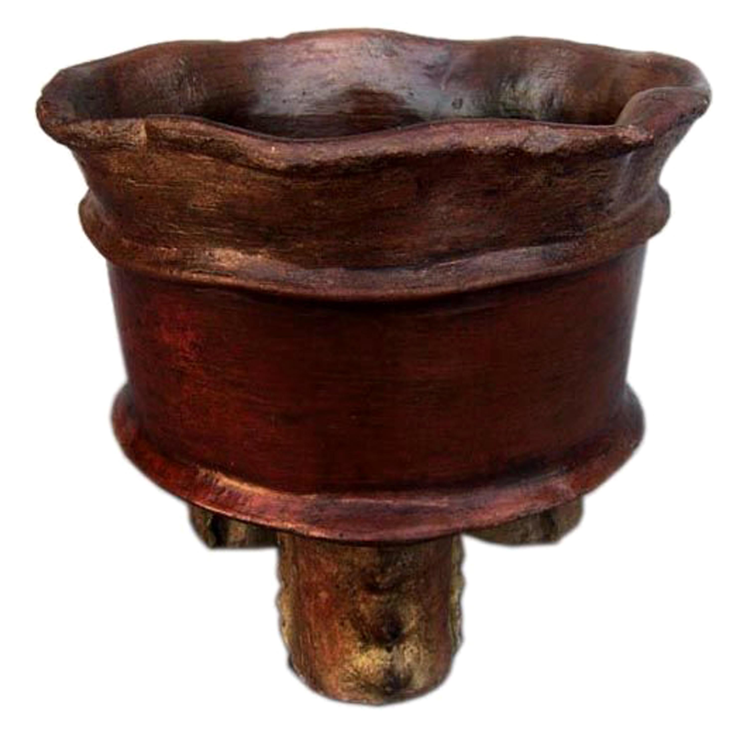 Antique Antique Terracotta Incense Burner For Sale