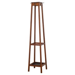 Arts & Crafts Oak Coat Stand Hall Stand