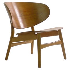 Hans J Wegner Shell Chair, Model Fh1936, Made by Fritz Hansen, Design, 1948