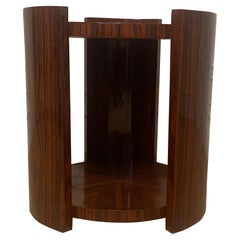 Pedestal table, mahogany art deco