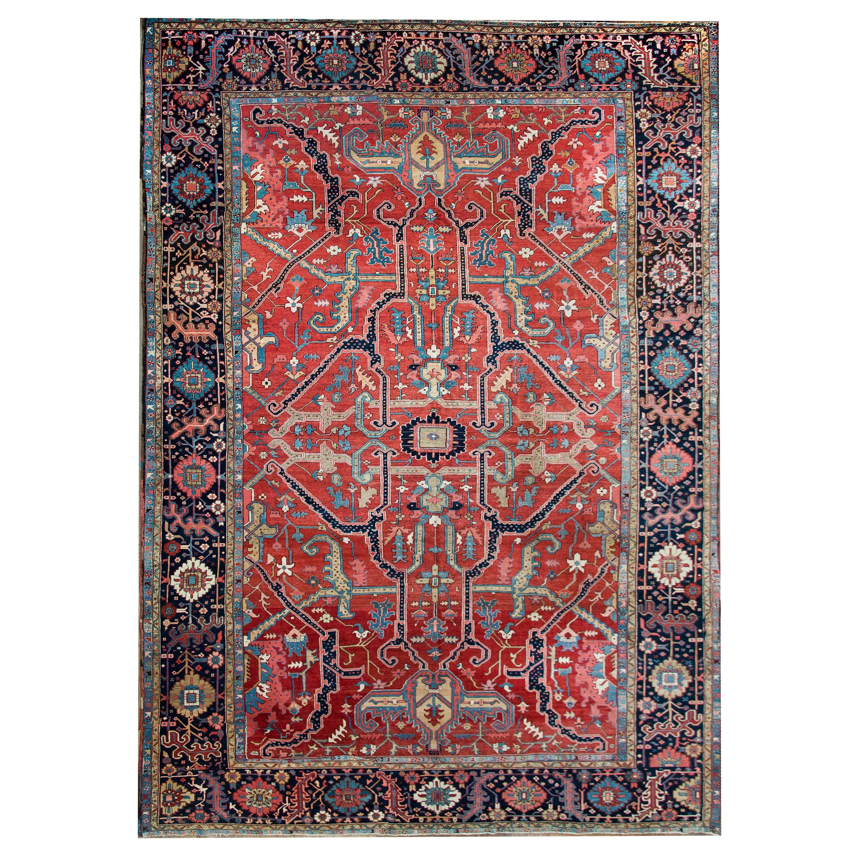 Late 19th Century Persian Serapi Rug