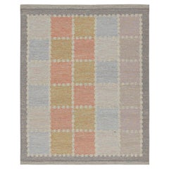 Kilim de style scandinave de Rug & Kilim en motifs géométriques polychromatiques