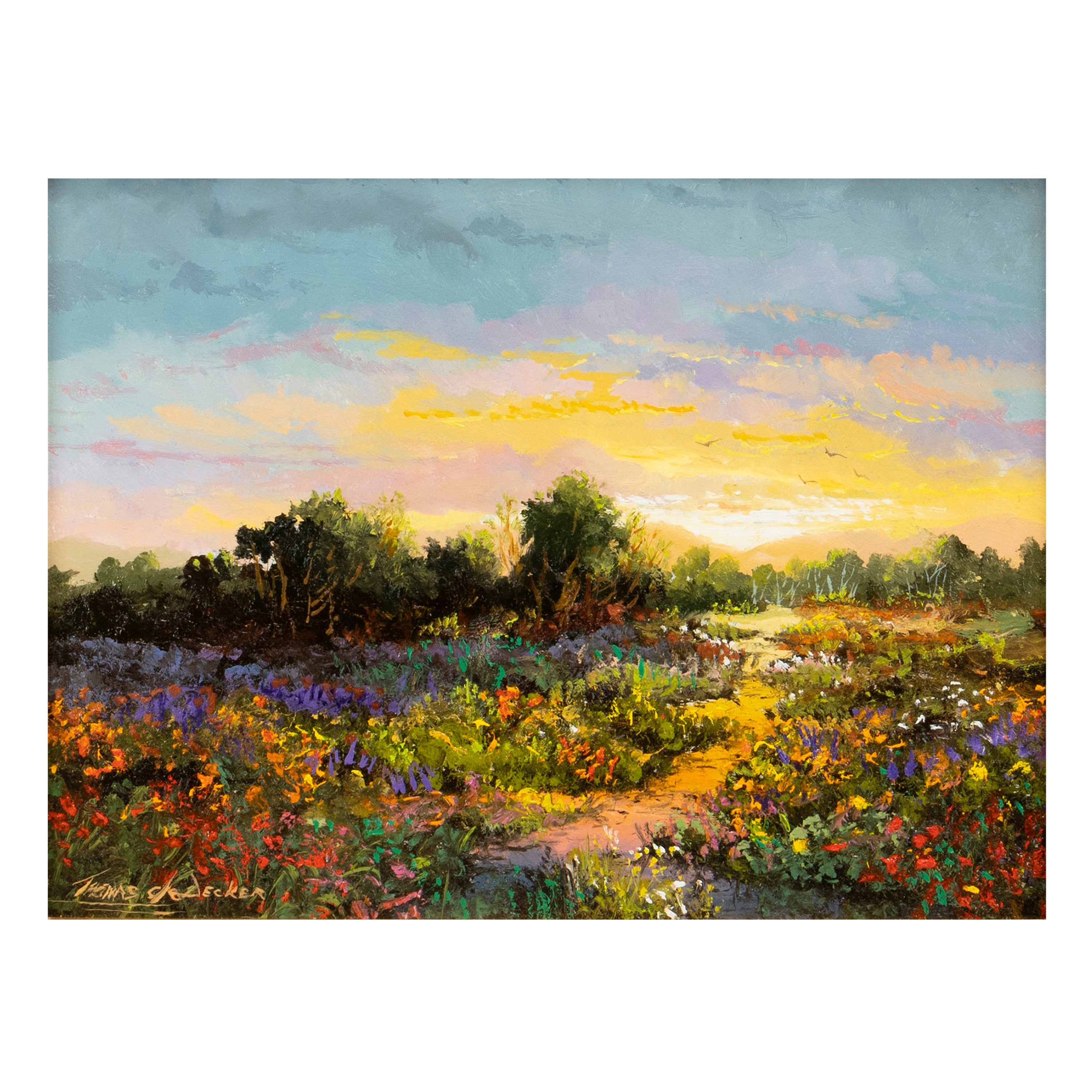 Original Painting "Late Summer Afternoon" by Thomas Dedecker For Sale