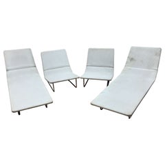  2 chaises longues Sand et 2 Surf par Francesco Rota pour Paola Lenti, ensemble de 4