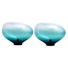 Set of 2 Sedna Petrol Table Lamps by Eloa