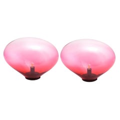 Set of 2 Sedna Brillant Ruby M Table Lamps by Eloa