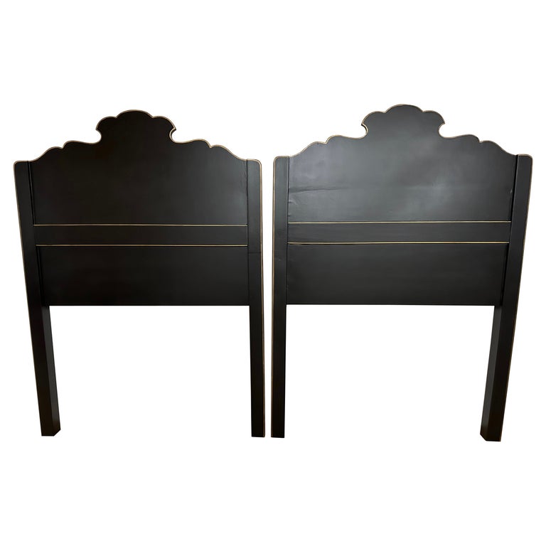 Pair of Style Painted Twin Headboards For Sale at 1stDibs