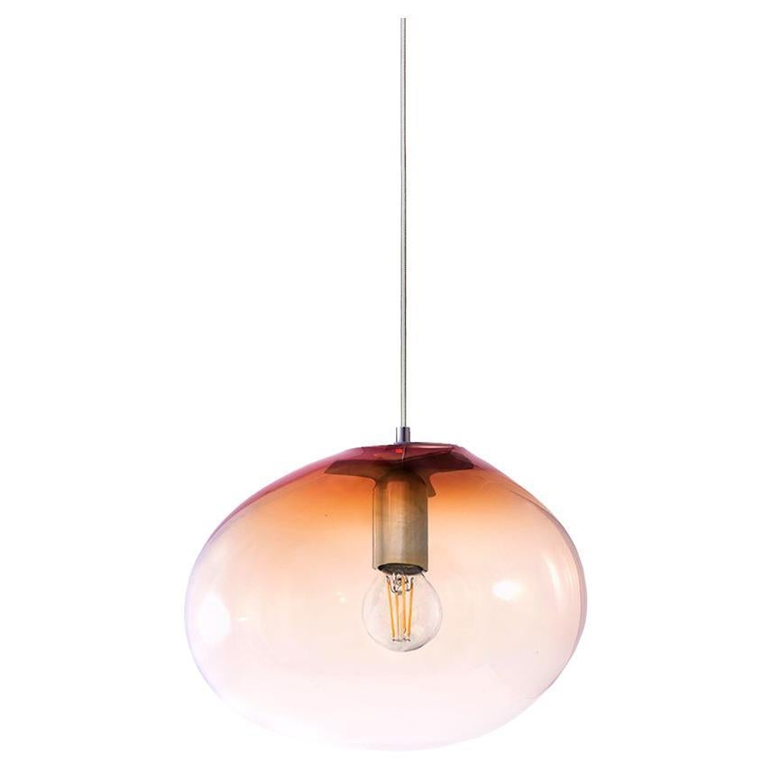 Planetoide Centaure Coral Pendant by ELOA For Sale