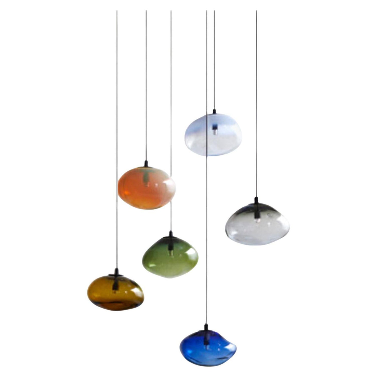 Ensemble de 6 lampes à suspension Starglow d'Eloa