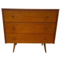 Vintage Paul McCobb Planner Group Maple 3 Drawer Dresser