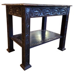 Antique Arts and Crafts Library Table