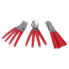 Gense, Sweden. "Holiday" Modernist Cutlery for Four People. 12 Pieces