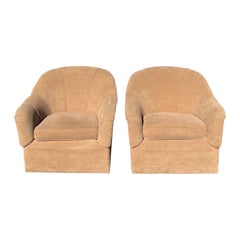 Pair of Ethan Allen Swivel Chairs