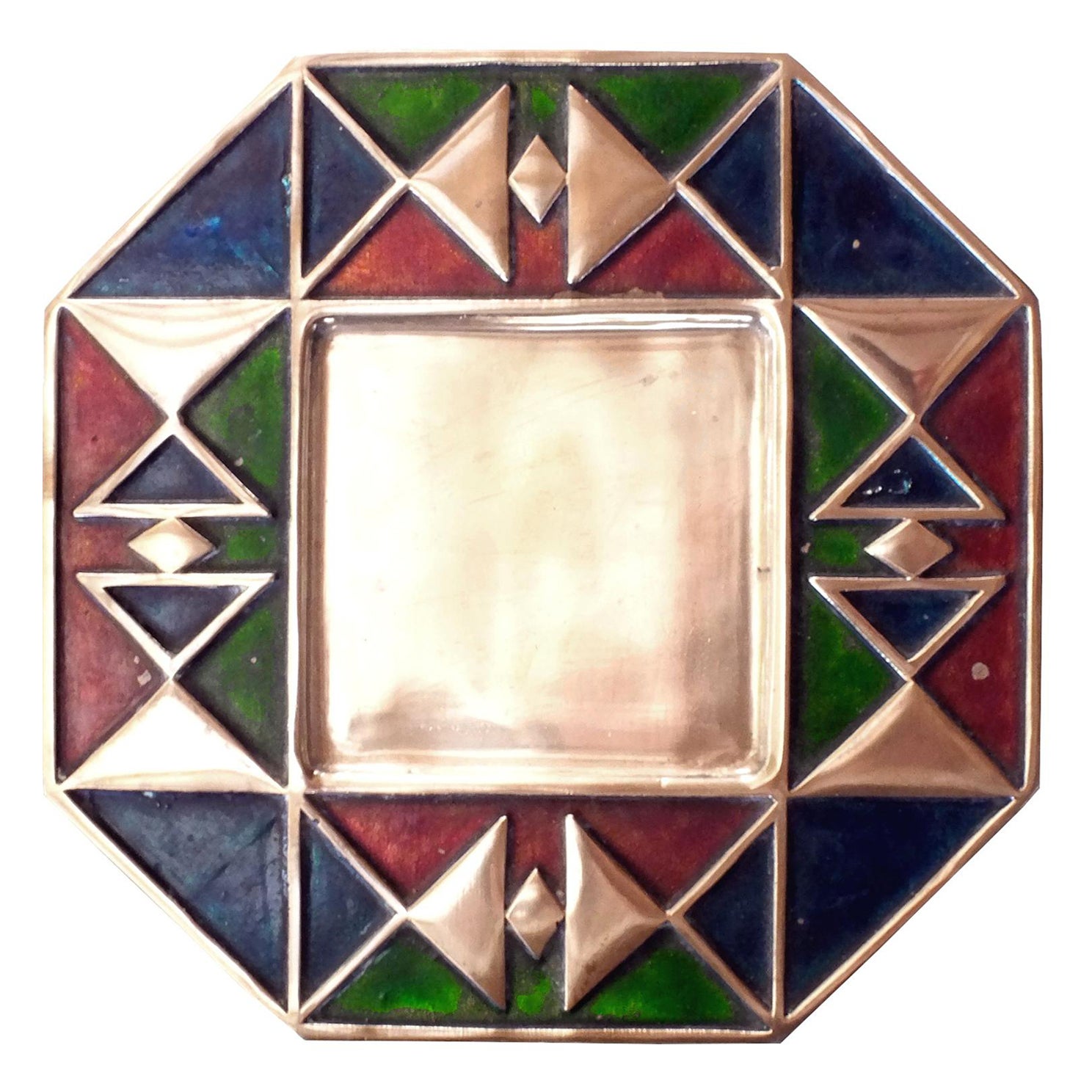 Esa Fedrigolli Centro escultórico de bronce esmaltado por Esart, Italia Años 1970