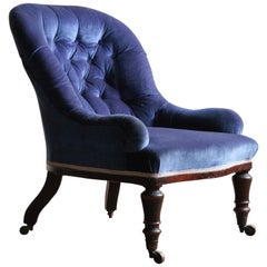 19th Century Holland and Sons Slipper Chair