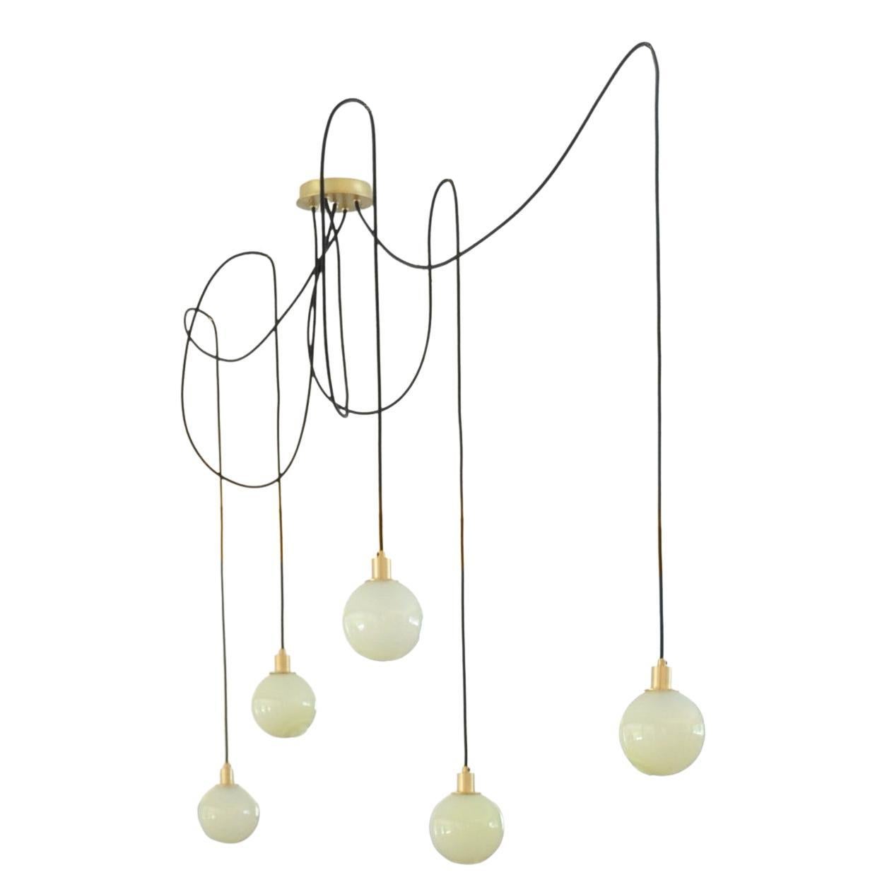Drape Hook 9 Pendant Lamp by SkLO For Sale at 1stDibs