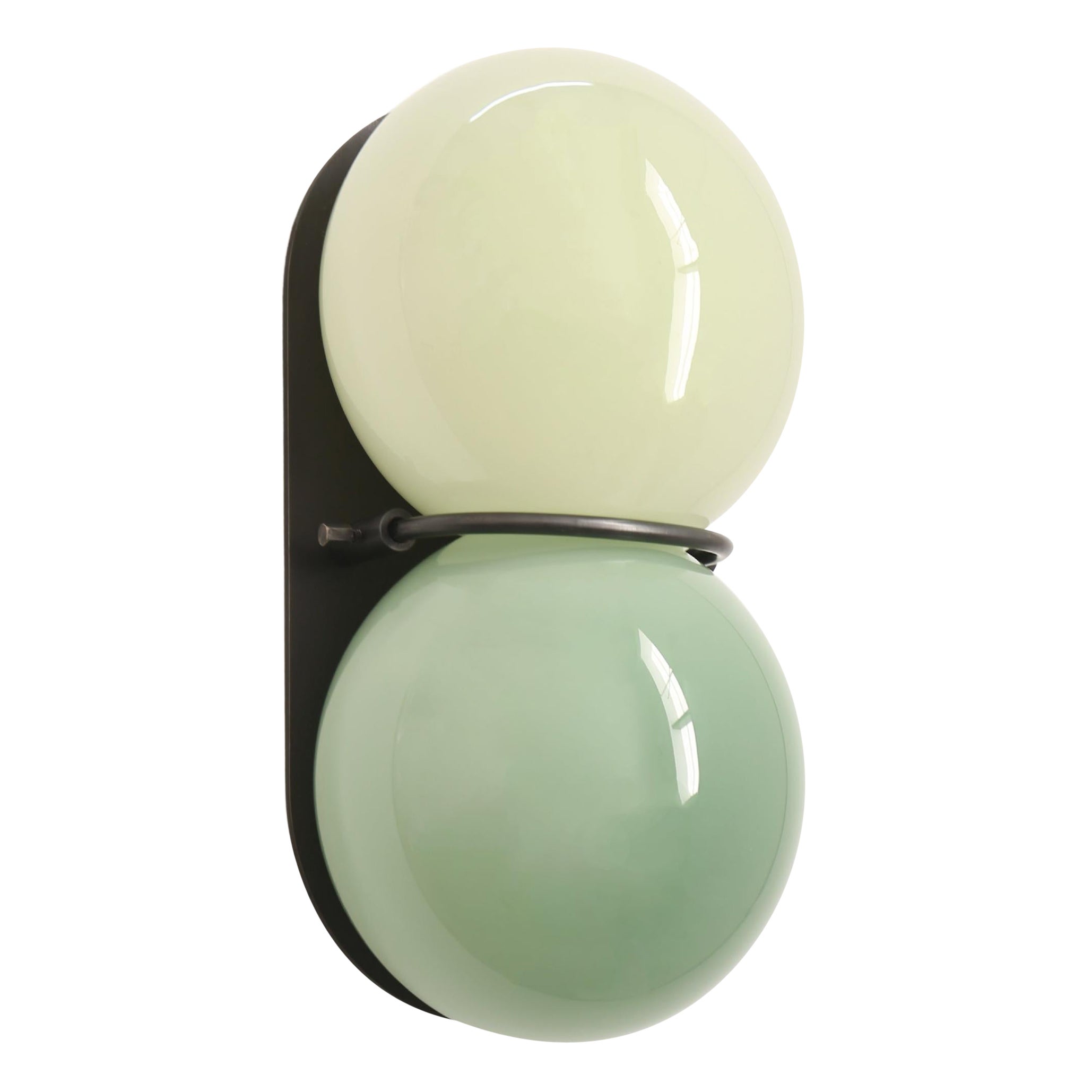 Mint Green Twin 1.0 Sconce by SkLO